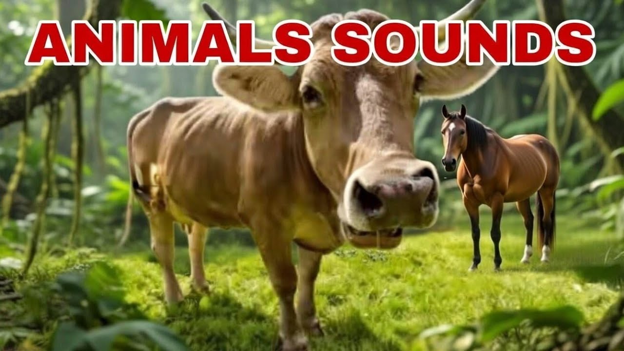 Animal🦁🦆🐸 Sounds Song | Learn Animal Names and Sounds for Kids @jumba rhymes