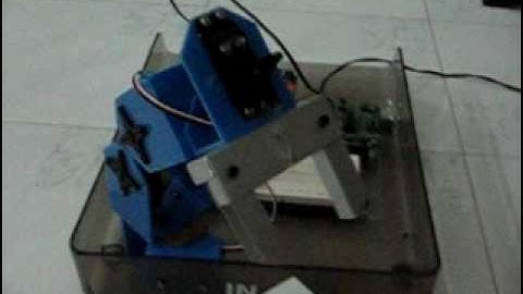 Low Cost DIY Robotic Arm with Gripper and Basic Stamp