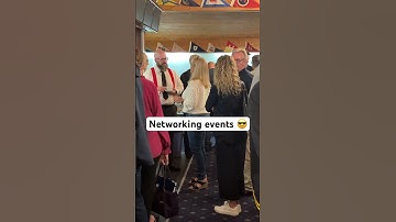 What it’s like to be at a networking event #networking #businessdevelopment #businesstips
