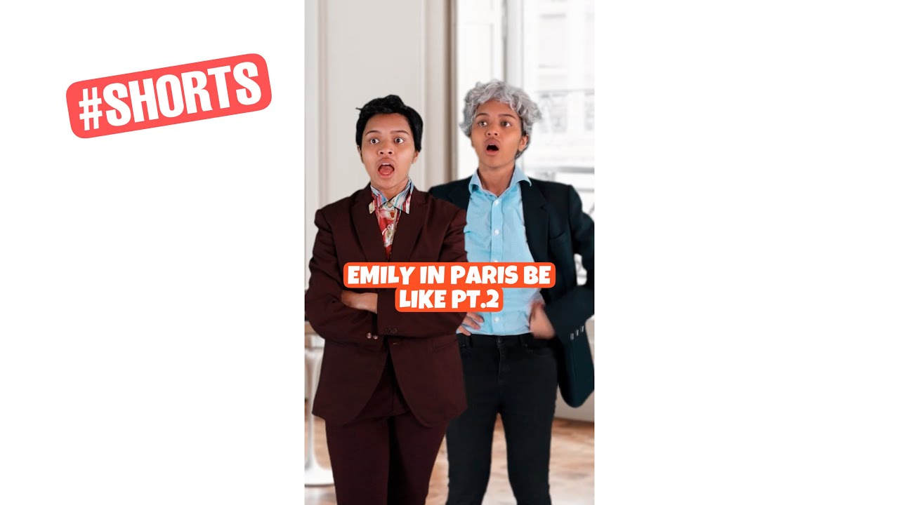 Emily in Paris be like pt.2: #shorts #emilyinparis #comedyskit
