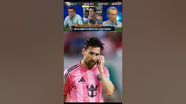 El Chiringuito fulmina a Messi tras paliza del PSG