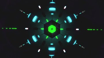 4 Hours VJ Loops 2024: Futuristic Neon Hexagon Patterns | 4K Sci-Fi Visuals | Mesmerizing Loops