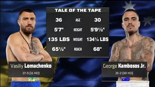 Lomachenko Vasiliy vs George Kambosos Jr. Full Fight HD Dominated George Kambosos #sport #boxing