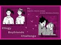 Clingy Boyfriends Challenge || Haikyuu Texts (KageHina, IwaOi, KuroKen, etc.)