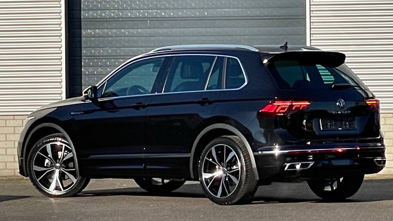 Volkswagen New Tiguan R Line In K Deep Black Pearl Inch Misano