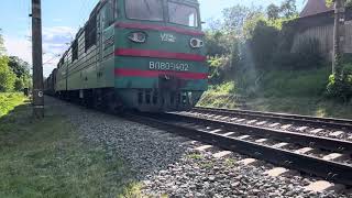 ВЛ80т-1402 і вантажний потяг 🚂