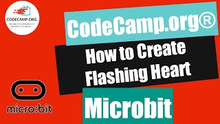How to create " Flashing Heart " in Microbit