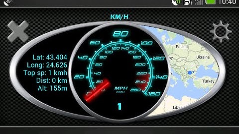 Glowing GPS Speedometer for Android