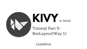 boxlayout kivy in hindi
