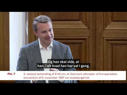 Morten Messerschmidt får folketingssalen til at blive HELT stille