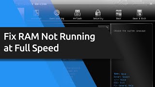 Fix RAM Not Running at Full Speed ( XMP Setting )