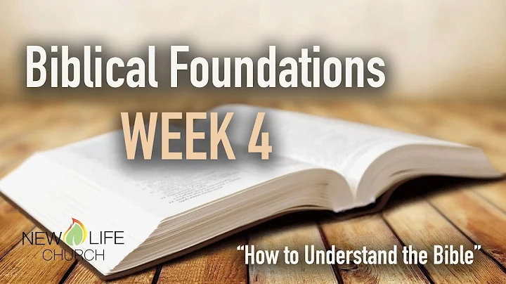 How To Understand the Bible | Biblical Foundations Class WEEK 4 | Pastor Mark Todd