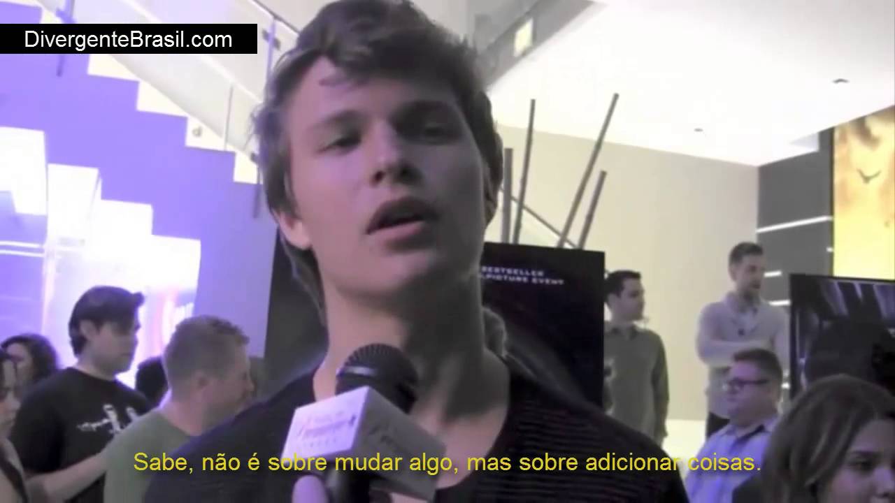 Ansel Elgot fala sobre Divergente e A Culpa é das Estrelas.