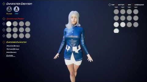 Unity3D: Character Creation (WIP)
