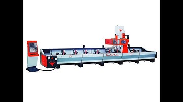 KingSky 4 Axis Curtain Wall Profile CNC Machining Center