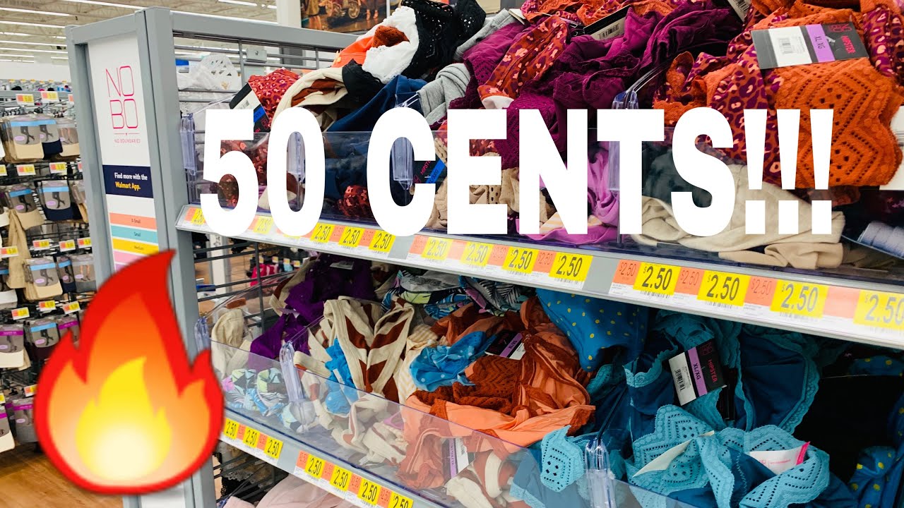 WALMART CLEARANCE!!! 🔥.50 CENT HIDDEN CLEARANCE CLOTHES!!! YouTube