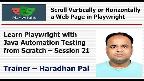 S#21: Scroll Vertically or Horizontally a Web Page in Playwright -Playwright with Java #java #coding