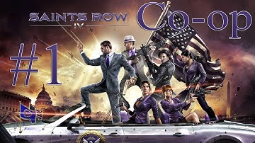 Saints Row IV Co-op Walkthrough/Gameplay HD - Intro - Part 1