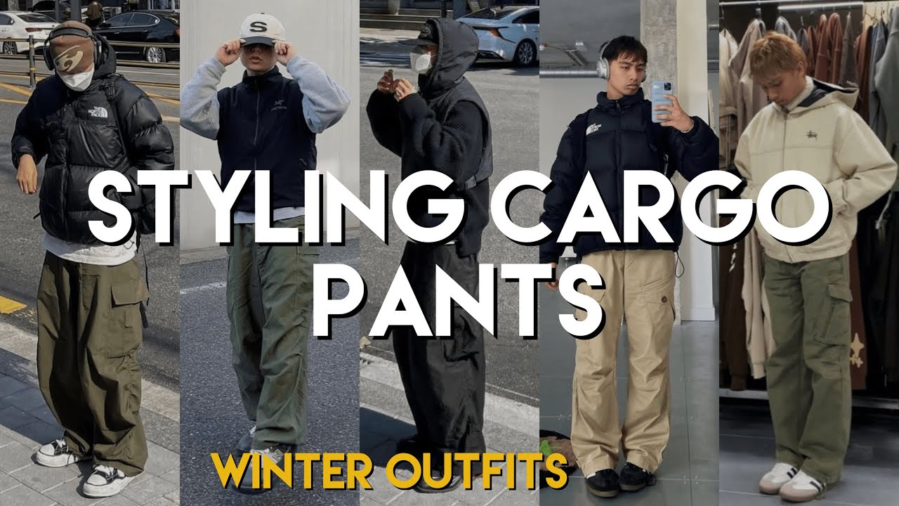 Styling Cargo Pants, Men's Winter Outfit Ideas