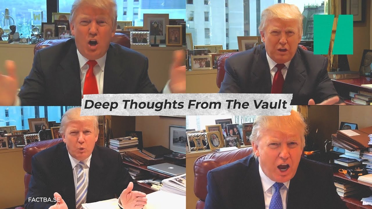 newspaper mockup Trump's Deleted Vlogs | Trumpster Fire