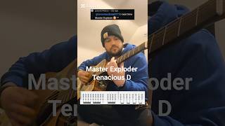 Master Exploder-Tenacious D #jackblack #master #exploder #acoustic #tabs #lesson #foryou #tenaciousd