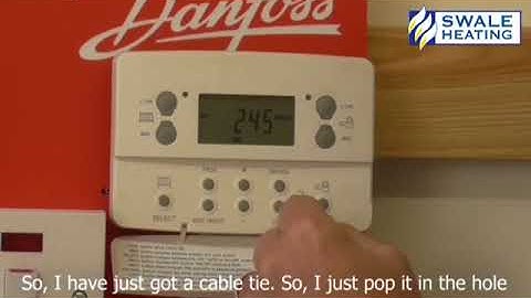 How to reset your Danfoss programmable thermostat