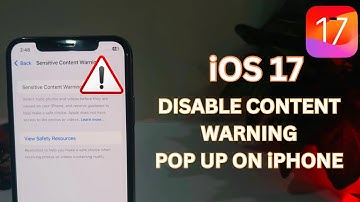 iOS 17 ! Disable sensitive content warning popping up on iPhone ! Disable sensitive content warning