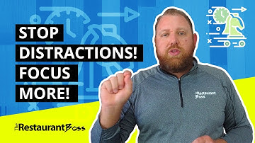 Do the things that matter the most to your restaurant!