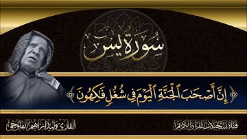 الشيخ القارئ ملا وليد ابراهيم الفلوجي   ماتيسر له من سورة يس تجويد تقشعر لها الابدان
