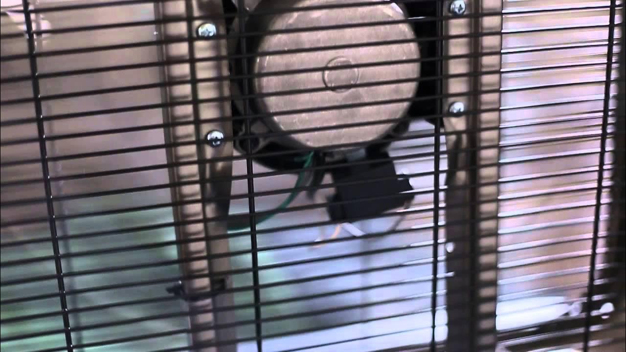Lasko B20725 20" Metal Box Fan Turning On Full Power From Off. YouTube