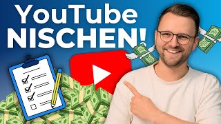 Mit diesen 20 YouTube Nischen wirst du 2025 reich!