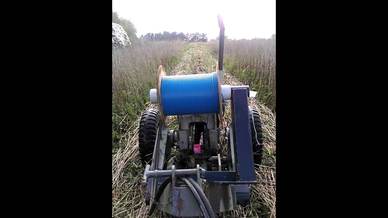 Installing boviguard invisible cattle fencing