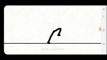 using 5 frame make a stickman running cycle
