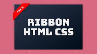 #29 Ribbon | HTML CSS | THINHPHAM