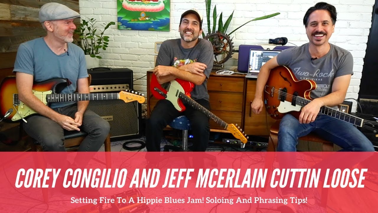 Corey Congilio And Jeff McErlain In An Epic Blues Jam - Mixing Modes And Pentatonics