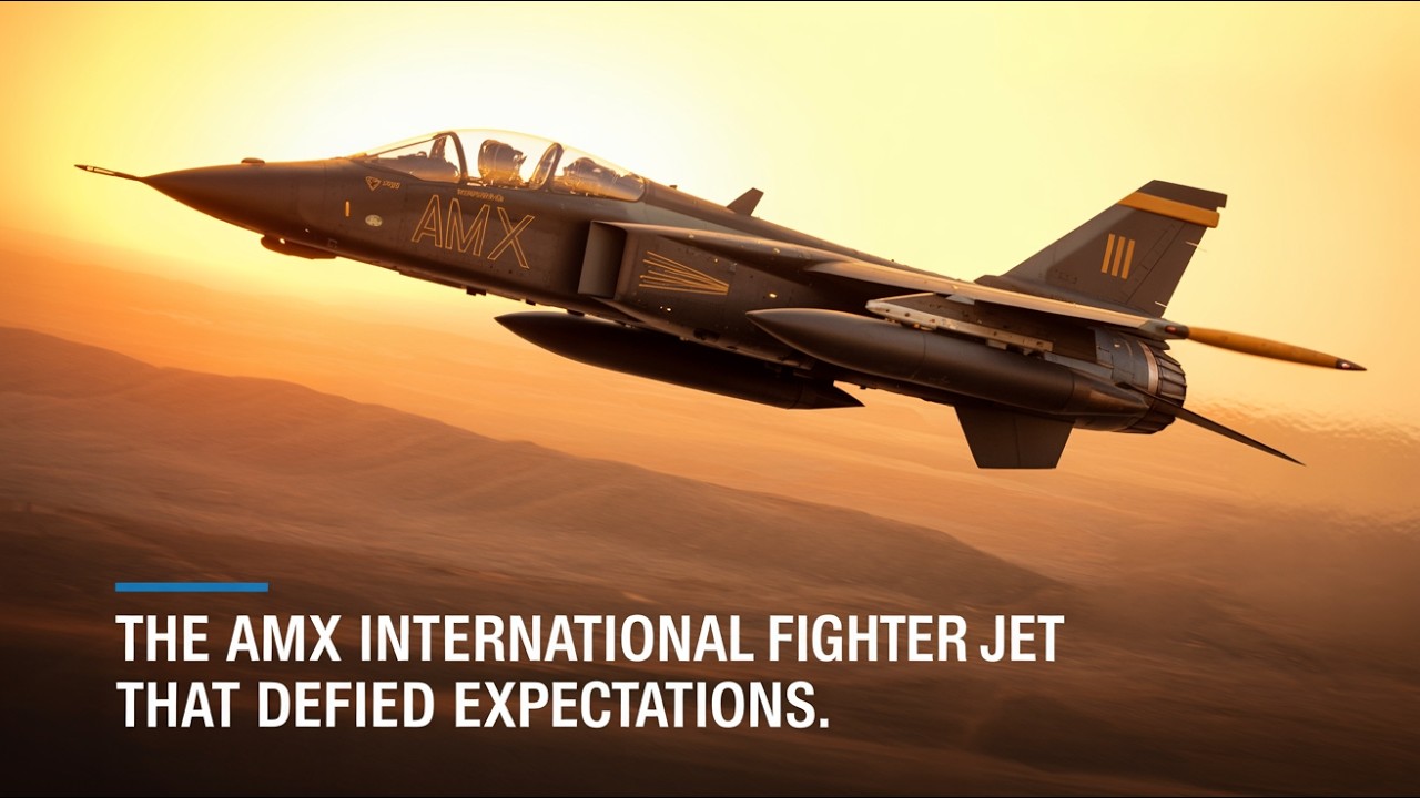 From Italy to Brazil – The AMX International fighter Jet That Defied Expectations