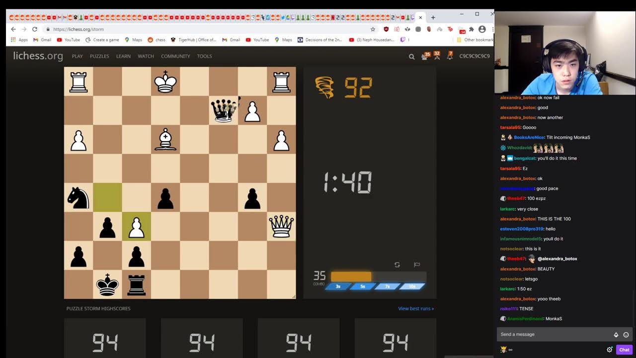 (Former) Lichess Puzzle Storm World Record YouTube