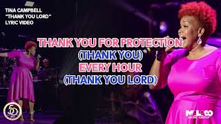 Tina Campbell - Thank You Lord (Lyric Video)