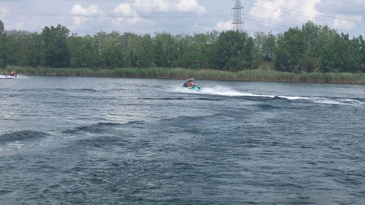 Noel first Jet ski drive alone - YouTube