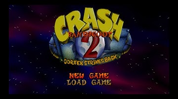 CRASH BANDICOOT 2: CORTEX STRIKES BACK (1997) TITLE SCREEN