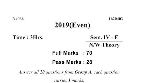 || Network theory ||previous years Question paper 2019 Electrical 4th semester diploma sbte bihar