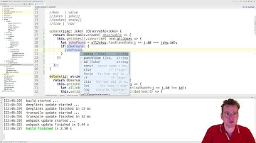 Ionic Mobile Apps | S2P42 | Using Find to find the single Joke and then Update it in storage
