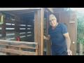 Κατασκευή ξυλόσπιτο-How to build a wooden shed for the kids