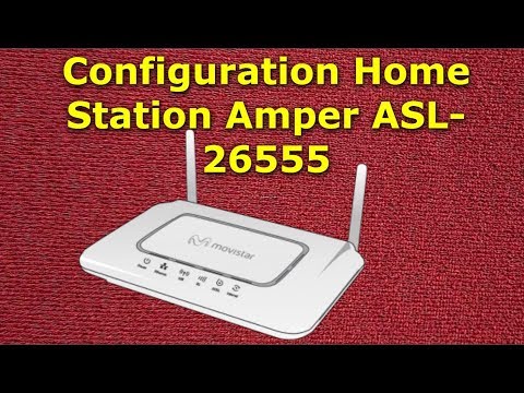 EP-01 Setup Router Home Station Amper ASL 26555 as adsl | Amper ASL 26555 إعداد راوتر