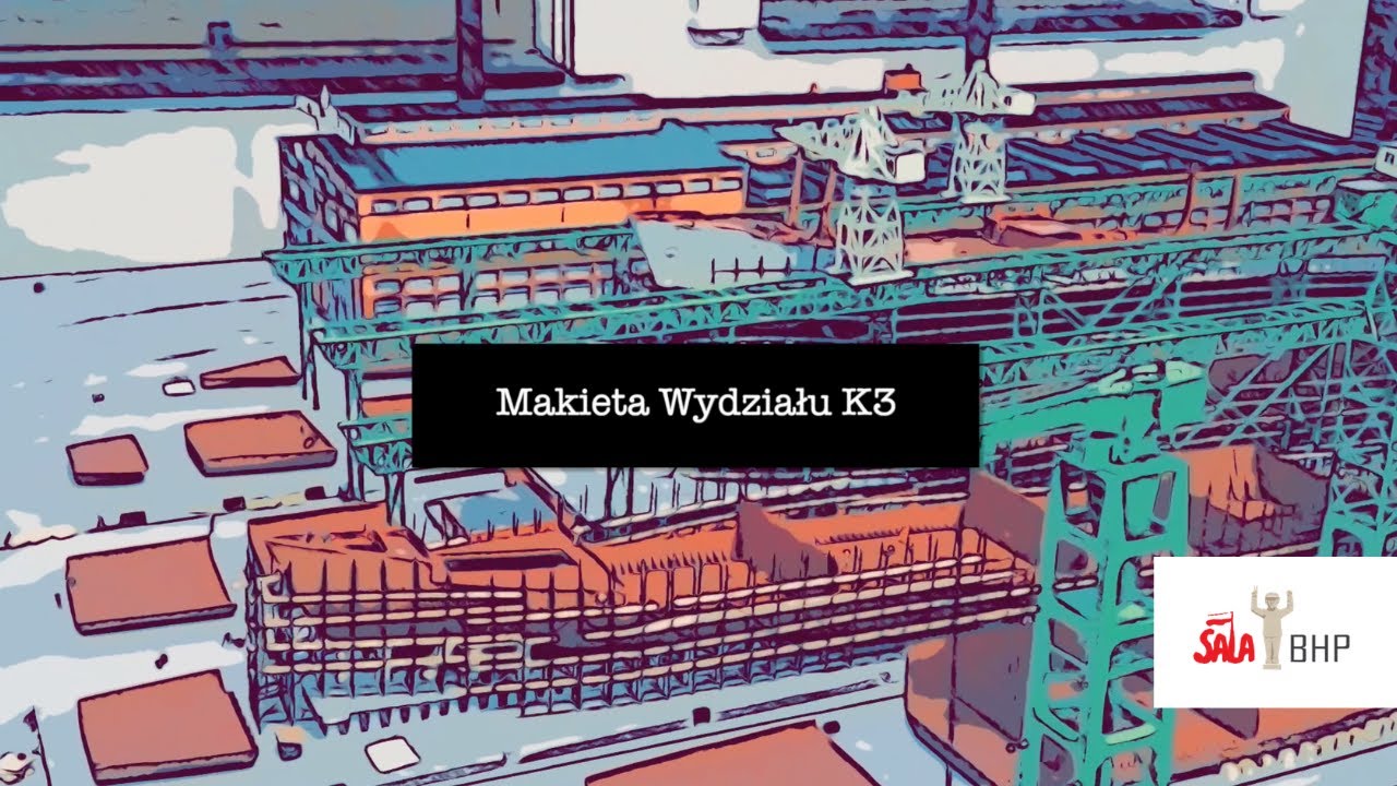 Makieta Wydziału kadłubowego K3 dawnej Stoczni Gdańskiej | Sala BHP