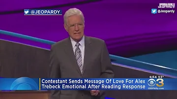 'Jeopardy!' Contestant Sends Message Of Love For Alex Trebeck