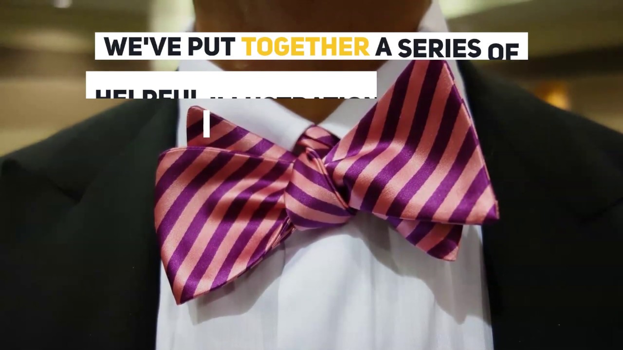 Learn How To Tie A Bow Tie
