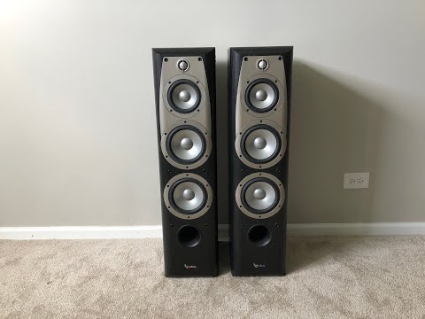 Infinity Alpha 40 3 Way Tower Home Floor Standing Speakers