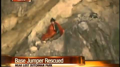 Base jumper rescued off Superstition Mountains