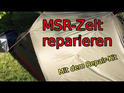 MSR Zelt reparieren, flicken und kleben